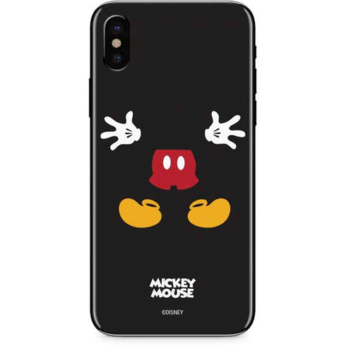 Disney Mickey Mouse Body iPhone XS Skin