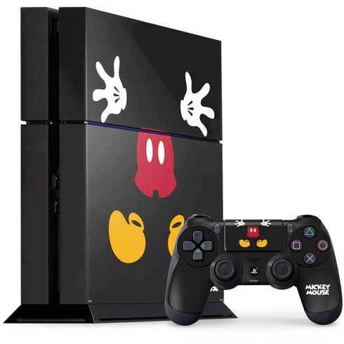 Disney Mickey Mouse Body PS4 Console and Controller Bundle Skin
