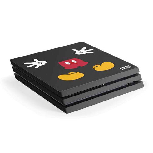 Disney Mickey Mouse Body PS4 Pro Console Skin