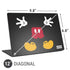 Disney Mickey Mouse Body Universal Laptop 12in (9.8 x 6.8in) Skin