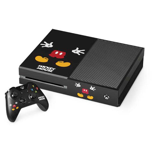 Disney Mickey Mouse Body Xbox One Console and Controller Bundle Skin
