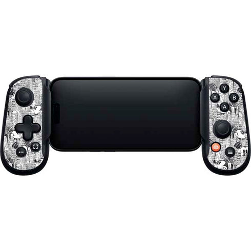 Disney Mickey Mouse Cityscape Sketch Backbone One for iPhone Game Controller Skin