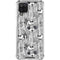 Disney Mickey Mouse Cityscape Sketch Galaxy A12 Clear Case