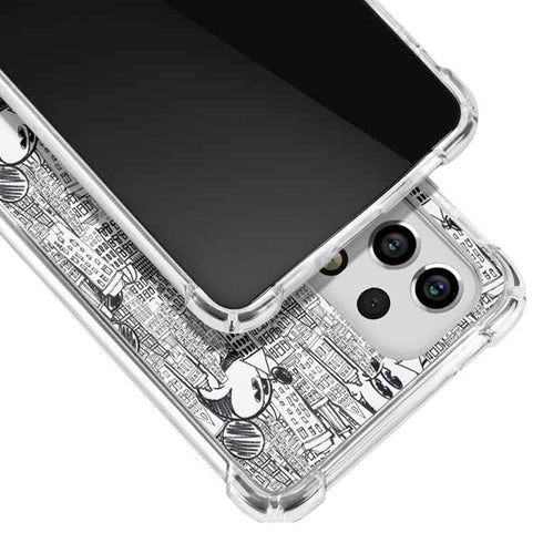 Disney Mickey Mouse Cityscape Sketch Galaxy A53 5G Clear Case