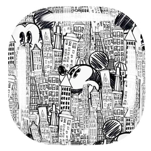 Disney Mickey Mouse Cityscape Sketch Galaxy Buds Pro Skin