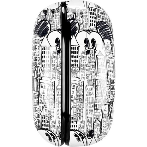 Disney Mickey Mouse Cityscape Sketch Galaxy Buds Pro Skin