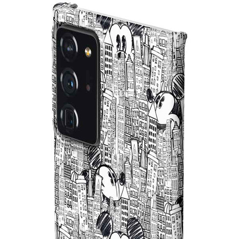 Disney Mickey Mouse Cityscape Sketch Galaxy Note20 Ultra 5G Lite Case