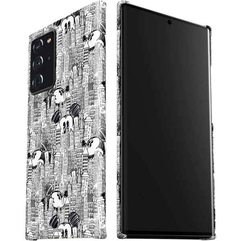 Disney Mickey Mouse Cityscape Sketch Galaxy Note20 Ultra 5G Lite Case
