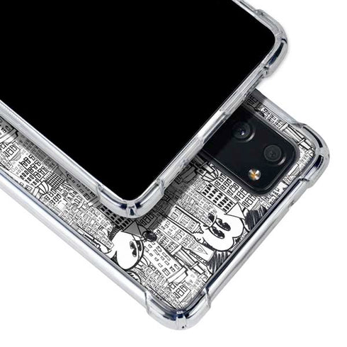 Disney Mickey Mouse Cityscape Sketch Galaxy S20 FE Clear Case