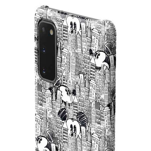 Disney Mickey Mouse Cityscape Sketch Galaxy S20 Lite Case