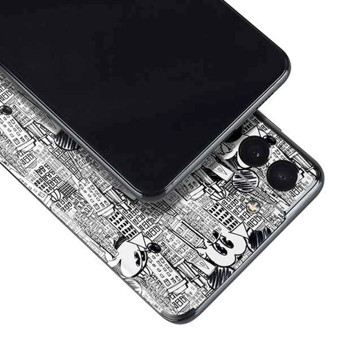 Disney Mickey Mouse Cityscape Sketch Galaxy S21 5G Skin