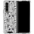 Disney Mickey Mouse Cityscape Sketch Galaxy Z Fold4 5G Clear Case