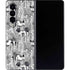 Disney Mickey Mouse Cityscape Sketch Galaxy Z Fold4 5G Skin