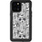 Disney Mickey Mouse Cityscape Sketch iPhone 12 Pro Max Waterproof Case