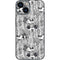 Disney Mickey Mouse Cityscape Sketch iPhone 13 Mini Skin