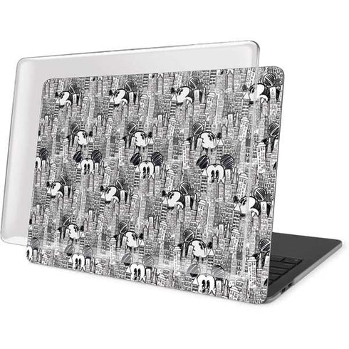 Disney Mickey Mouse Cityscape Sketch MacBook Pro 13in (2020) Case plus Skin