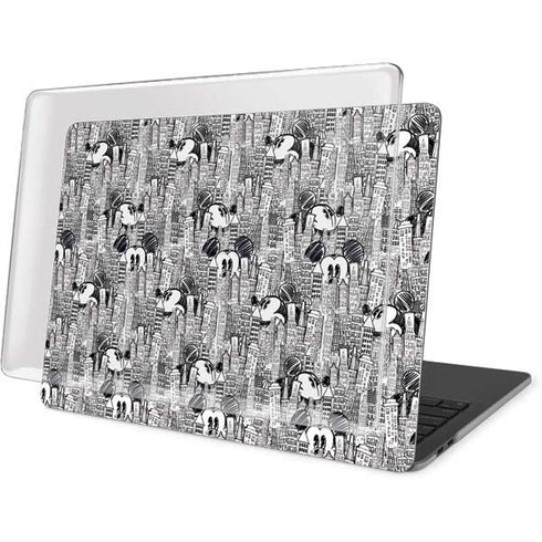 Disney Mickey Mouse Cityscape Sketch MacBook Pro 16in (2019-20) Case plus Skin