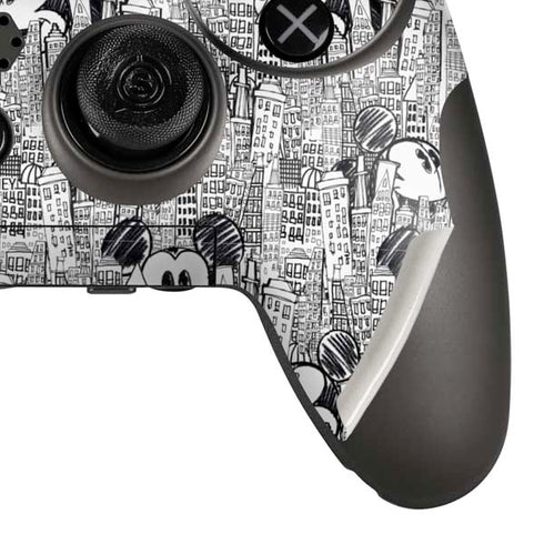 Disney Mickey Mouse Cityscape Sketch PlayStation Scuf Vantage 2 Controller Skin