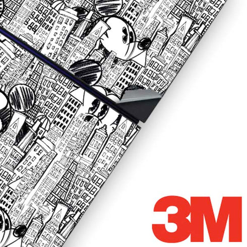 Disney Mickey Mouse Cityscape Sketch PS4 Console and Controller Bundle Skin