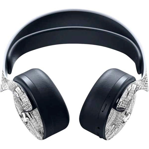 Disney Mickey Mouse Cityscape Sketch PULSE 3D Wireless Headset for PS5 Skin