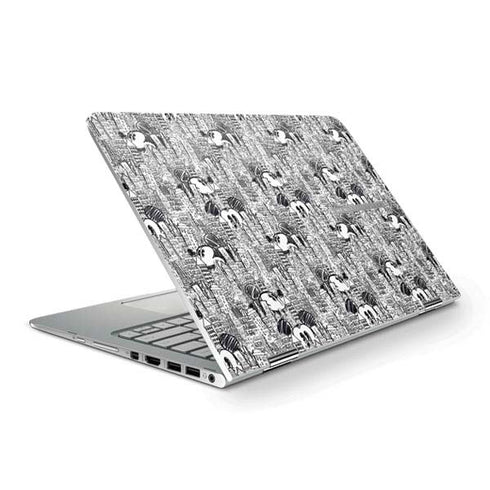 Disney Mickey Mouse Cityscape Sketch HP Spectre Skin