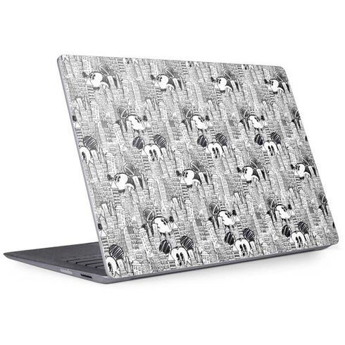 Disney Mickey Mouse Cityscape Sketch Surface Laptop 2 Skin