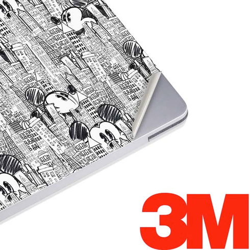 Disney Mickey Mouse Cityscape Sketch Surface Laptop 2 Skin