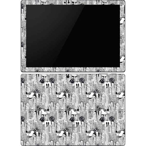 Disney Mickey Mouse Cityscape Sketch Surface Pro 6 Skin