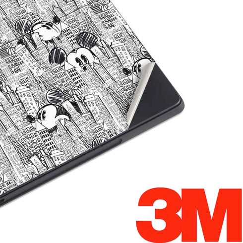 Disney Mickey Mouse Cityscape Sketch Surface Pro 7 Skin