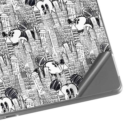 Disney Mickey Mouse Cityscape Sketch Surface Pro 8 Skin