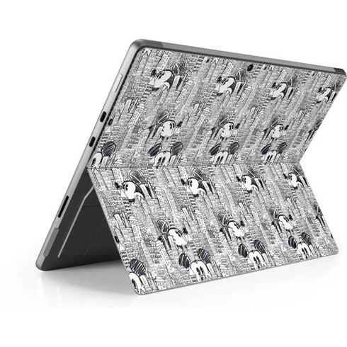 Disney Mickey Mouse Cityscape Sketch Surface Pro 9 Skin