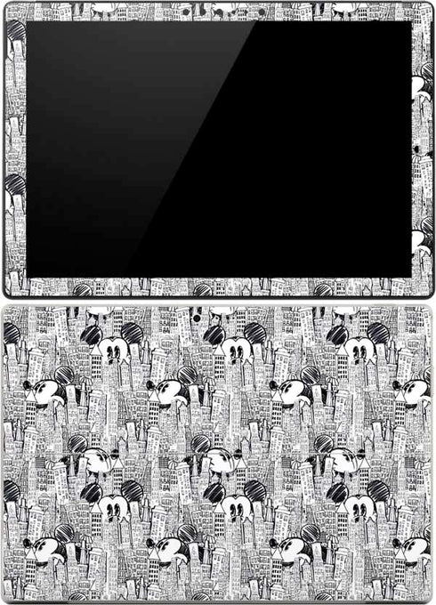 Disney Mickey Mouse Cityscape Sketch Surface Pro (2017) Skin