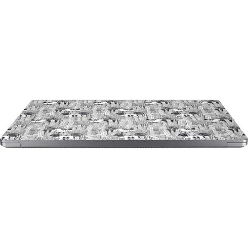 Disney Mickey Mouse Cityscape Sketch Universal Laptop 11in (8.8 x 6.2in) Skin