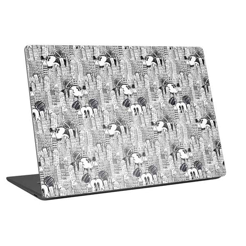 Disney Mickey Mouse Cityscape Sketch Universal Laptop 13in (10.6 x 7.6in) Skin