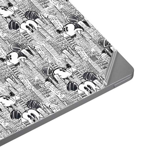 Disney Mickey Mouse Cityscape Sketch Universal Laptop 14in (11.4 x 8.2in) Skin