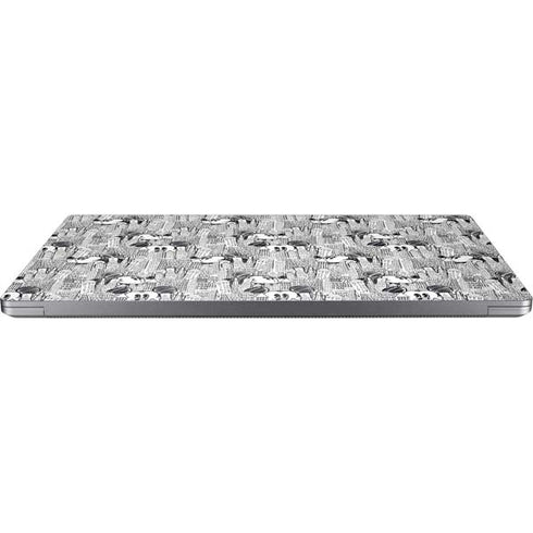 Disney Mickey Mouse Cityscape Sketch Universal Laptop 16in (13 x 9.4in) Skin