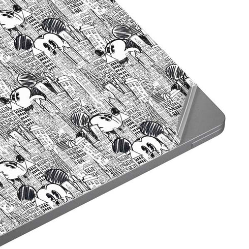 Disney Mickey Mouse Cityscape Sketch Universal Laptop 17in (13.8 x 10in) Skin