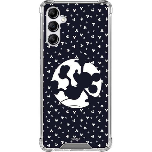 Disney Mickey Mouse Falling Silhouette Galaxy A14 5G Clear Case