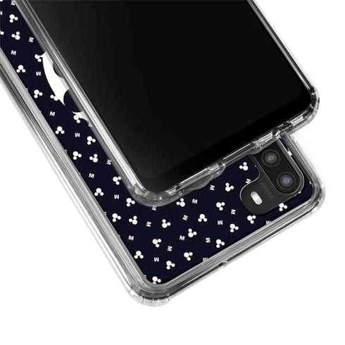 Disney Mickey Mouse Falling Silhouette Galaxy A21 Clear Case