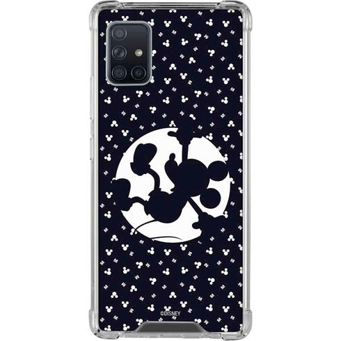 Disney Mickey Mouse Falling Silhouette Galaxy A51 5G Clear Case