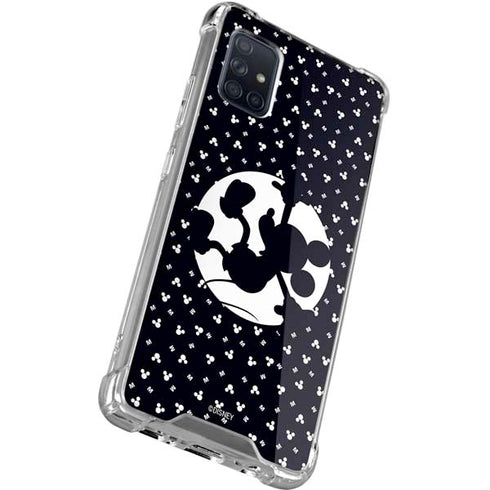 Disney Mickey Mouse Falling Silhouette Galaxy A51 5G Clear Case