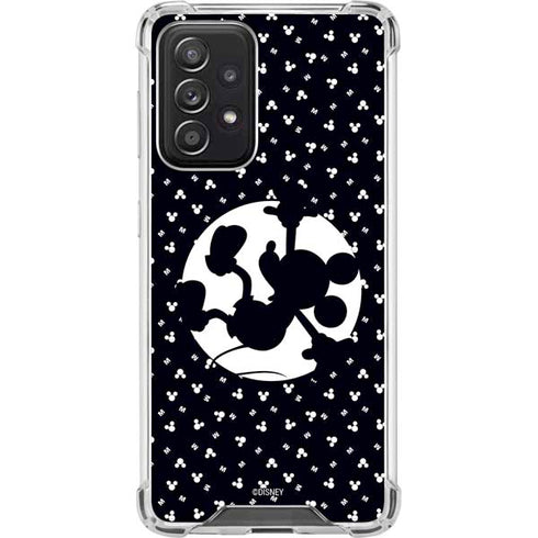 Disney Mickey Mouse Falling Silhouette Galaxy A52 5G Clear Case