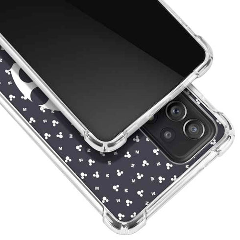 Disney Mickey Mouse Falling Silhouette Galaxy A52 5G Clear Case