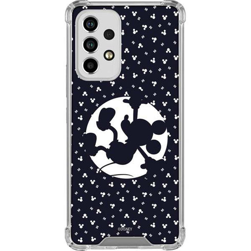 Disney Mickey Mouse Falling Silhouette Galaxy A53 5G Clear Case