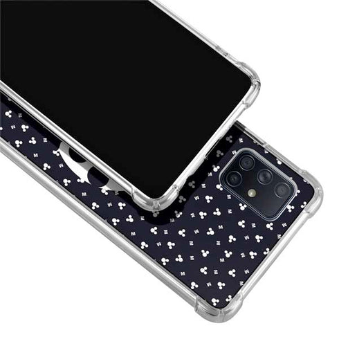 Disney Mickey Mouse Falling Silhouette Galaxy A71 5G Clear Case