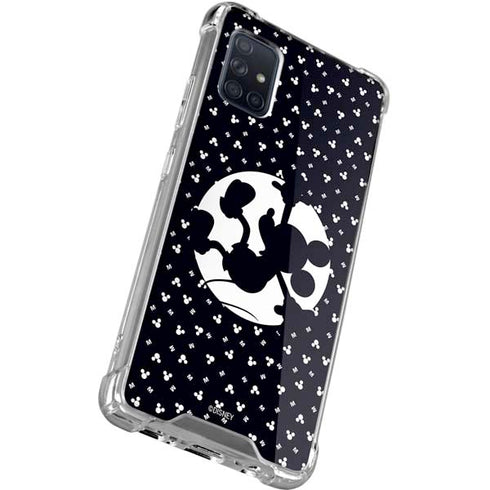 Disney Mickey Mouse Falling Silhouette Galaxy A71 5G Clear Case