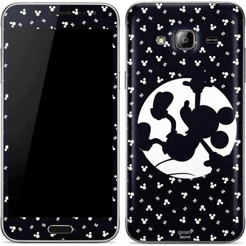 Disney Mickey Mouse Falling Silhouette Galaxy J3 Skin