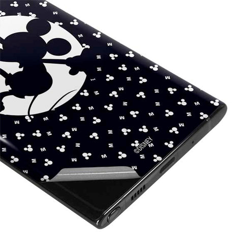 Disney Mickey Mouse Falling Silhouette Galaxy Note 10 Plus Skin