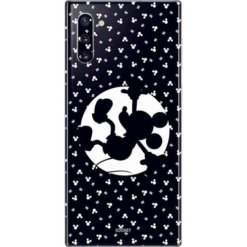 Disney Mickey Mouse Falling Silhouette Galaxy Note 10 Skin