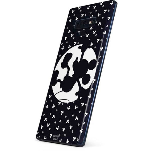 Disney Mickey Mouse Falling Silhouette Galaxy Note 9 Skin
